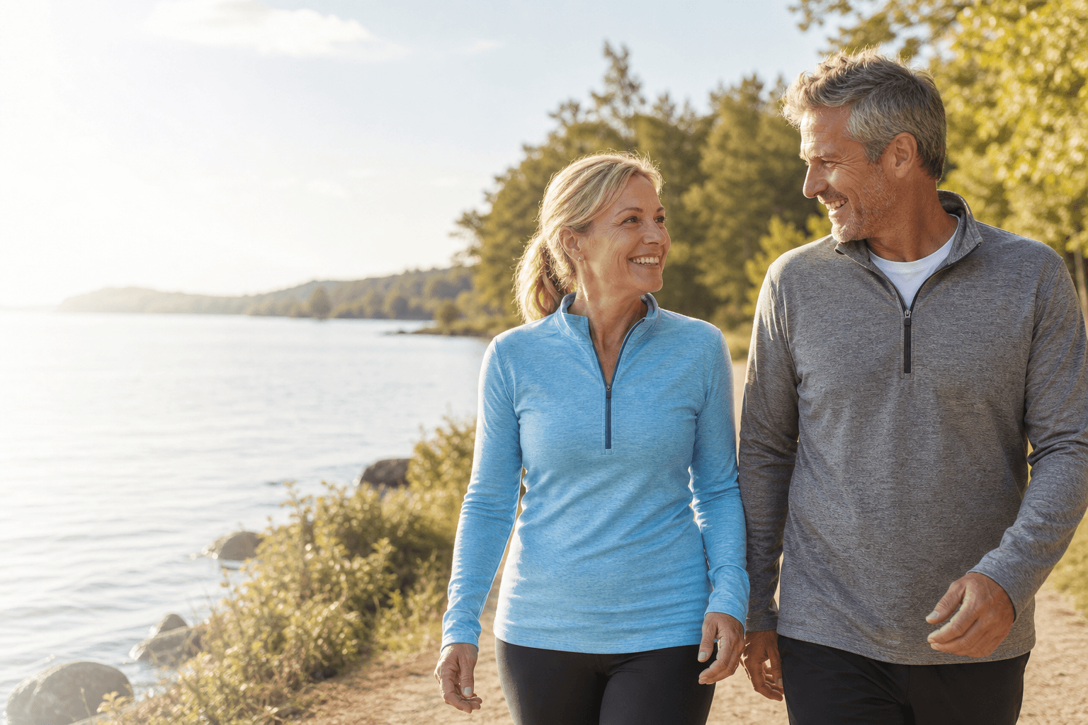 Patient enjoying outdoor adventures after shoulder replacement